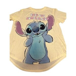 Disney Stich Cute, but Complicated Plus Size T-shirt XXL Short Sleeve